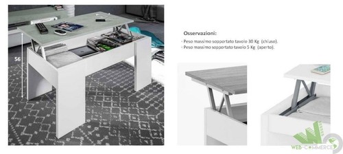 Tavolino contenitore piano - tavolino,